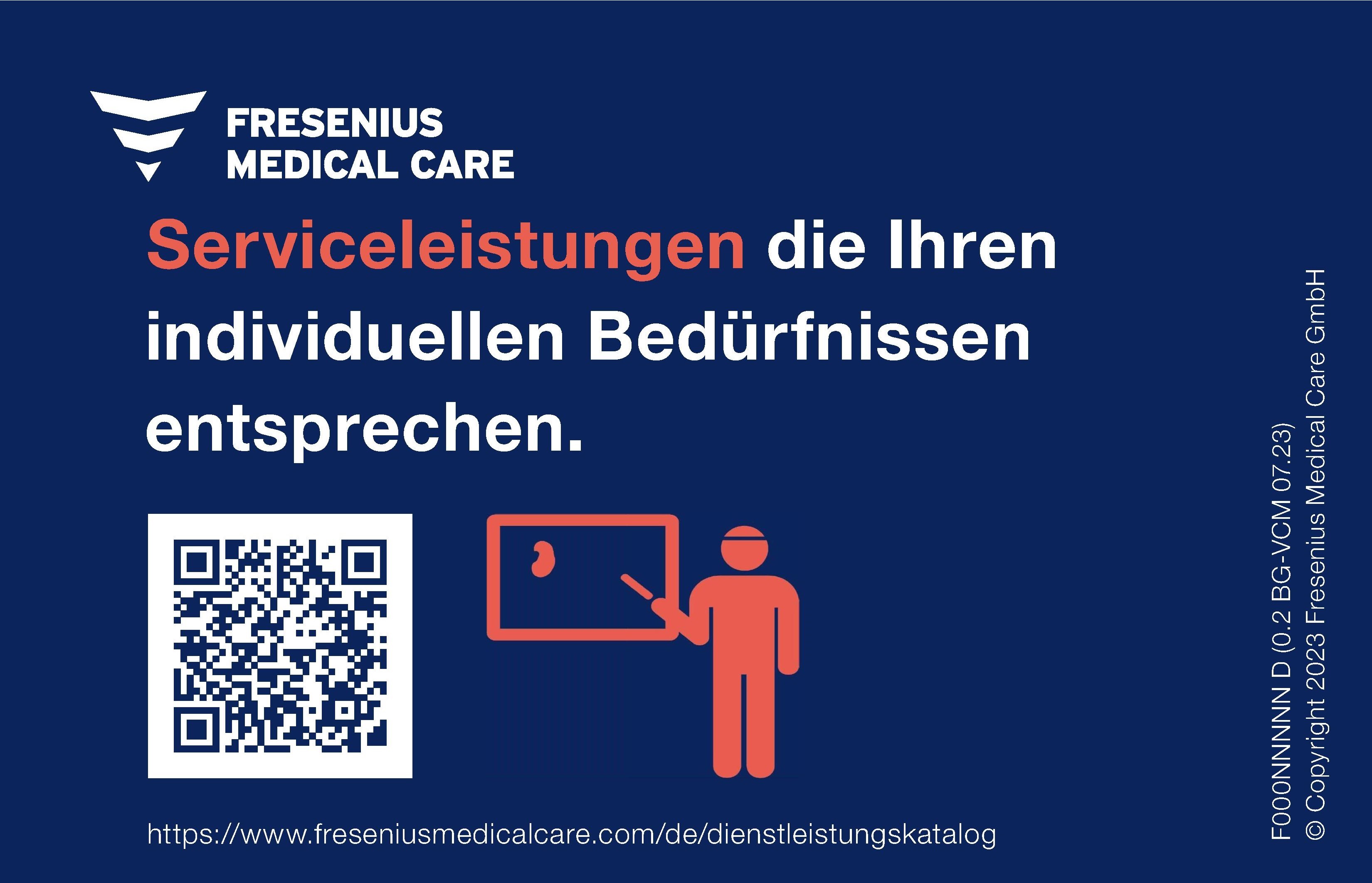 Dienstleistungskatalog der Fresenius Medical Care GmbH