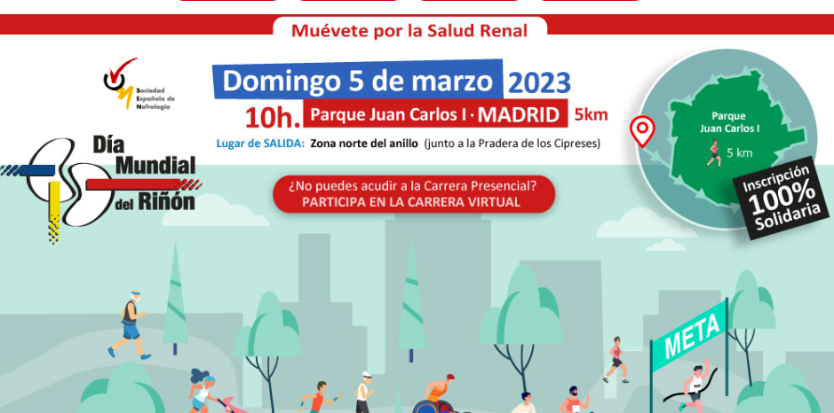 ¡Participa en la II Carrera Solidaria del Día Mundial del Riñón!